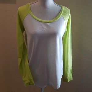 Splendid long sleeve baseball style top Sz S
